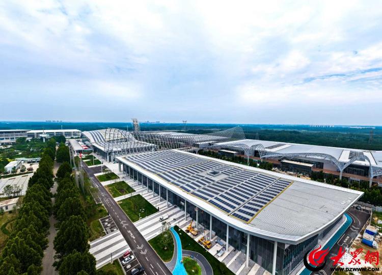 項目建設看德州丨德州天衢國際會展中心即將全部投用 低碳會展綜合體加速成型_大眾網
