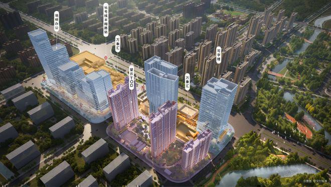 九游官網入口：寶山南大中環置地中心望云售樓處——官方網站(圖3)