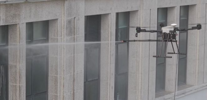 九游官網入口：無人機化身高空“美容師”“無人機+智能清洗”開啟億級市場